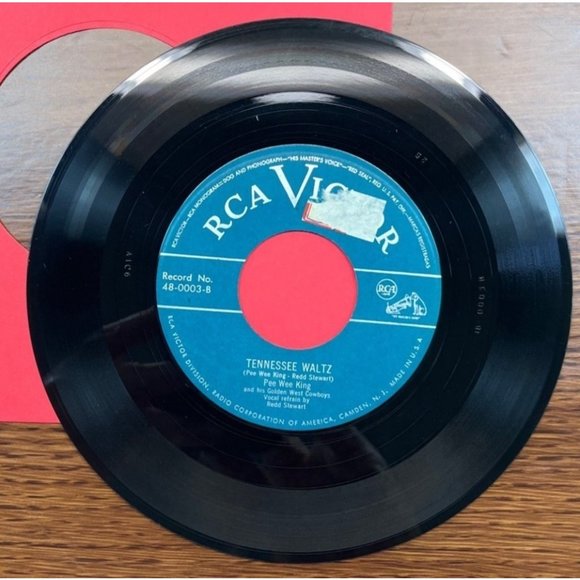 Pee Wee King Rootie Tootie / Tennessee Waltz 45 Rockabilly Country RCA Victor - Picture 4 of 6